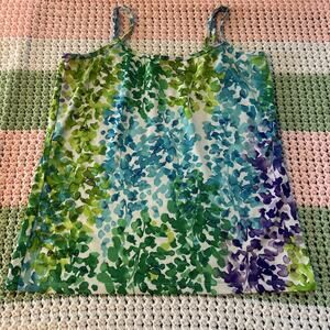 Project Women’s Y2K Tank Top Size Small Bright Color Burst Adjustable Straps